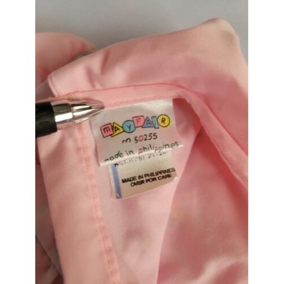 Vintage Mayfair Dress Girls sz 24 Months Easter Spring Nautical Boats Palm Tree - Picture 10 of 10